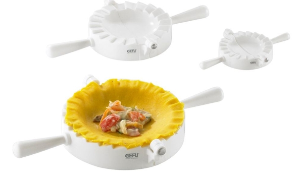 GEFU VERONA, Ravioli skimmel, Ravioli, Plast, Hvid, 3 stk