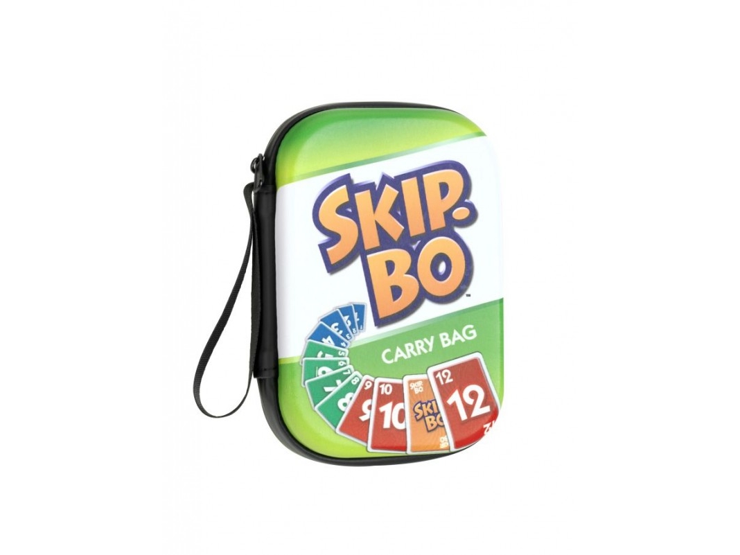 Vihreä lokeron kansi laatikkopussi Skip-bo Klein -kortteja varten