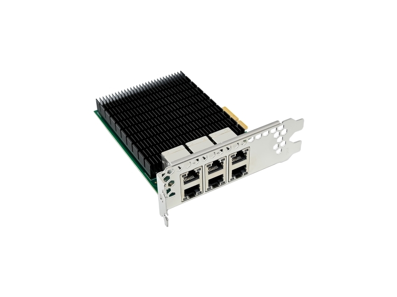 Inline 6-Port Gigabit-Netværkskort 6X Rj45 1 Gb/S Pcie X4 (51127C)