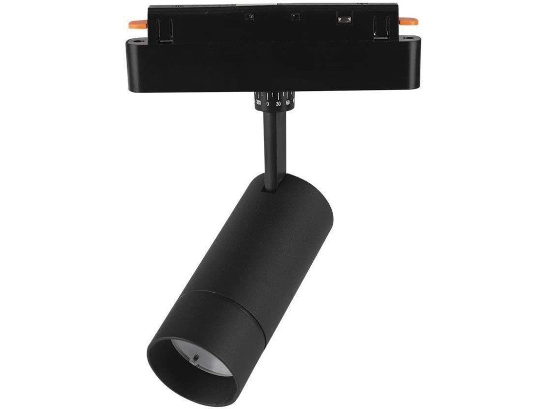 V-tac 8W LED akcentinis SMART šviestuvas į magnetinius bėgelius, juodas, 2700/6400K