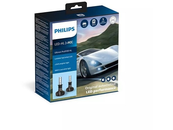 Philips Ultinon Pro9100 Led H3 H3 12/24V - Satz