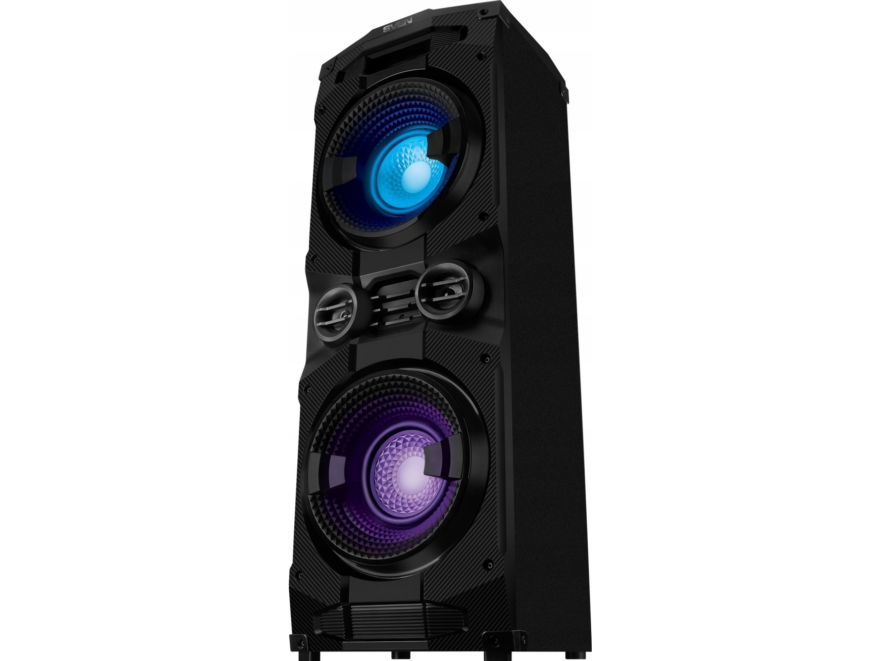 Sven Ps-1500 Powerspeaker Black (500W, Bluetooth, Fm, Usb, Led)