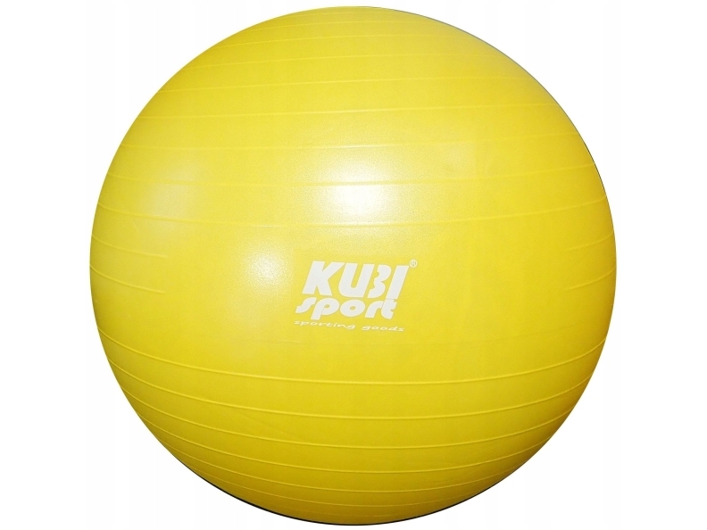 Kubisport Gymnastic Aufblasbarer Gymnastikball Gelb 85 Cm