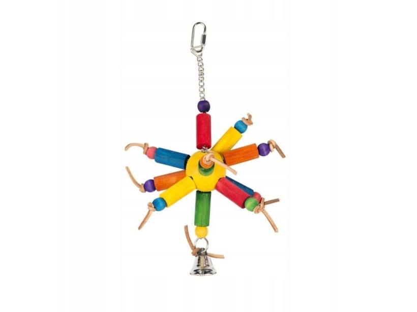 DUVO+ LIVING BIRD TOY Farvet trækugle 35 cm