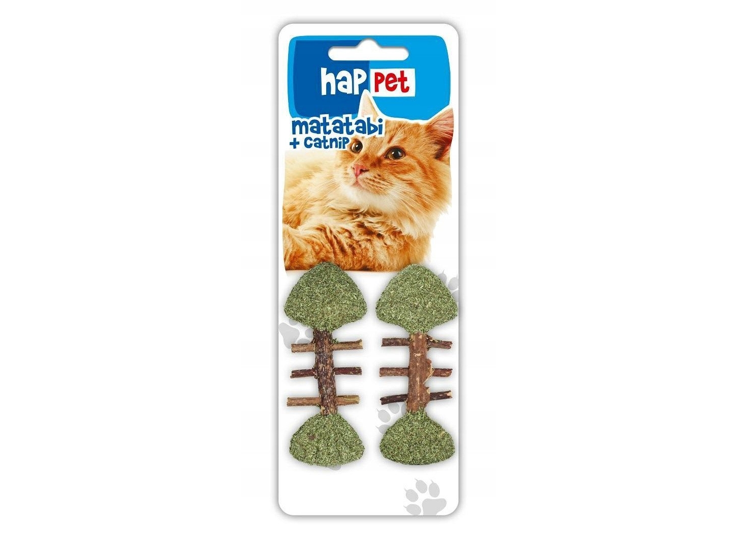 HAPPET - FISK MED MATATABI OG KATTESMØR 2stk 8,5cm