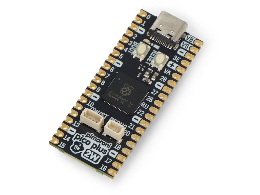 Pimoroni Pico Plus 2 W – plokštė su RP2350B mikrovaldikliu – WiFi/Bluetooth – Pimoroni PIM726