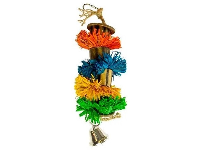 DUVO+ RAFIA BIRDS TOY 29x8,9x8,9cm