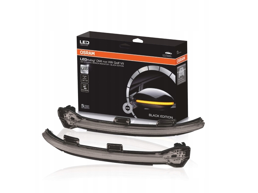 Osram Automotive Leddmi 5G0 Bk S Ledriving Black Edition Spejlblinker, Blinklys Volkswagen Volkswagen Golf 7, Volkswagen Touran