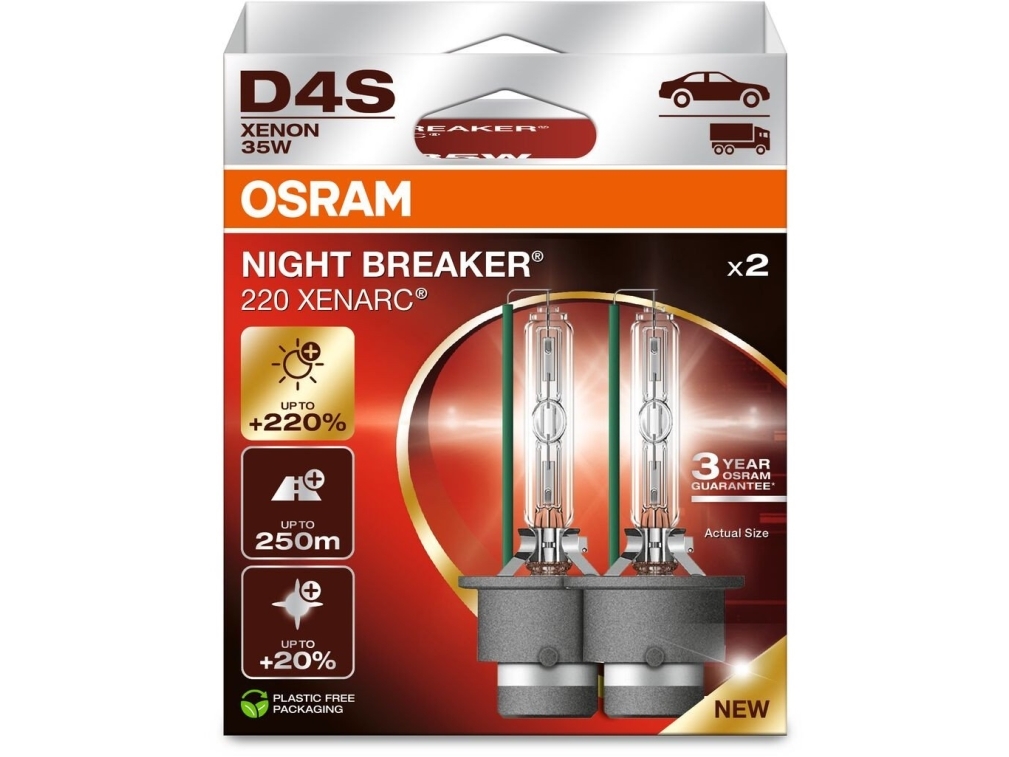 Osram Automotive 66440XN2-2HB Xenon lyskilde XENARC NIGHT BREAKER® 220 D4S 35 W 42 V | Bilvård & Biltillbehör - Belysning - Xenon Billampor | GameStuff