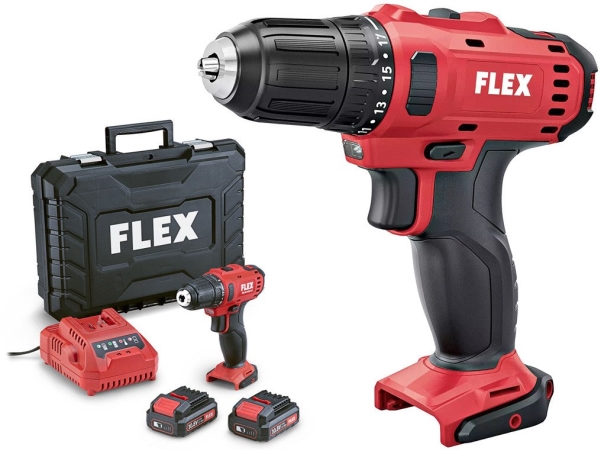 Flex sladdlös skruvmejsel DD2G 12-LDBC/2,5 | Elverktyg - Prof. Akku verktyg - Borrmaskiner & Skruvdragare | GameStuff