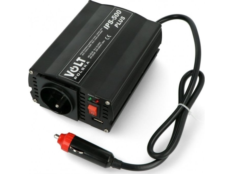Volt IPS-500 PLUS 12V/230V 250/500W växelriktare (IPS50012P) | Bilvård & Biltillbehör - Bilens Interiörutrustning - Övriga | GameStuff
