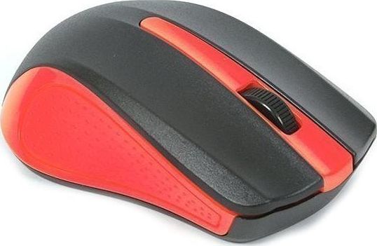 Omega Om05b, Ambidextrous, Laser, Usb Type-A, 1000 Dpi, Sort, Rød