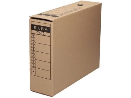 Elba arkivbox TRIC 0 265x95x340mm brun (100552623) | Arkivering - Arkiv box/mappar - Arkiv lådor | GameStuff