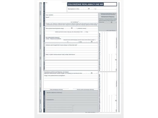 Reklamationsblanket A4 39 ark (601-1)
