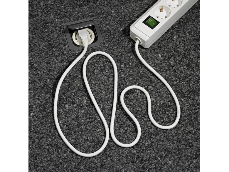 Brennenstuhl Eco-Line - Stikdåse - Output-Stikforbindelser: 6 - 3 M Ledning - Hvid