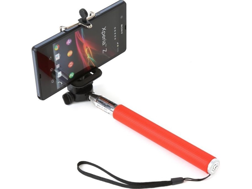 Omega Selfie Monopod OMMPKR, rød (43021)