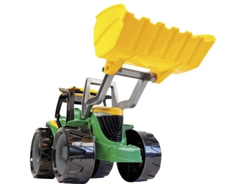 Lena Giga Trucks Tractor With Front Shovel, Traktor, 3 År, Blå, Grøn, Gul