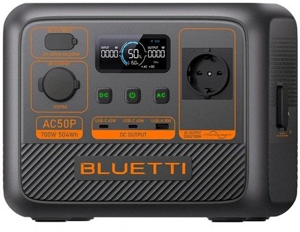 Bluetti AC50P portable power station 6 Lithium Iron Phosphate (LiFePO4) 700 W 6.9 kg | Huset - Solpaneler & batterier - Kraftverk | GameStuff