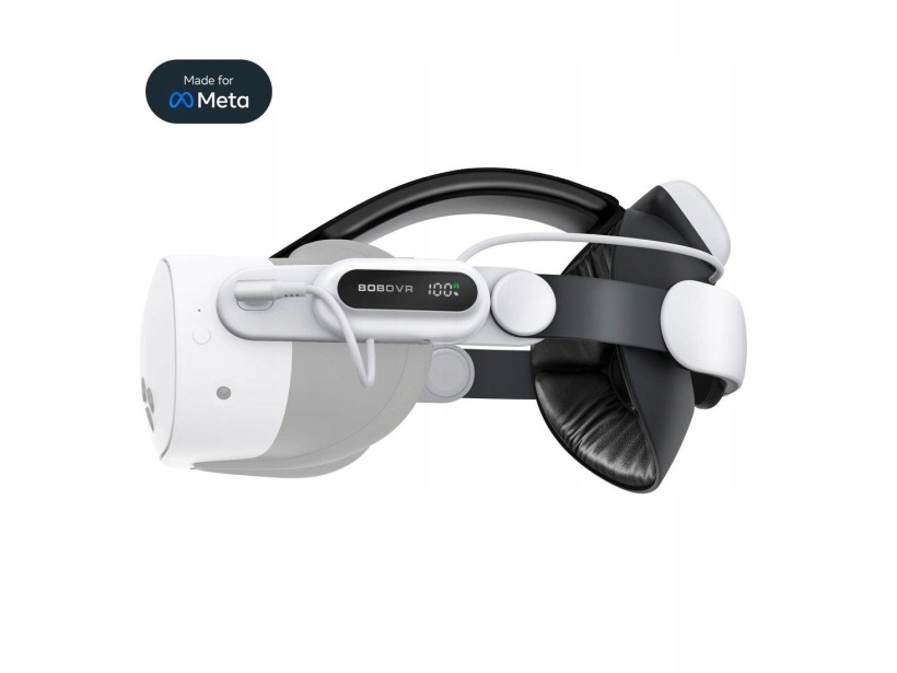 BOBOVR E3 PRO baterijos atleidimo dirželis, skirtas „Meta Quest 3/3s“