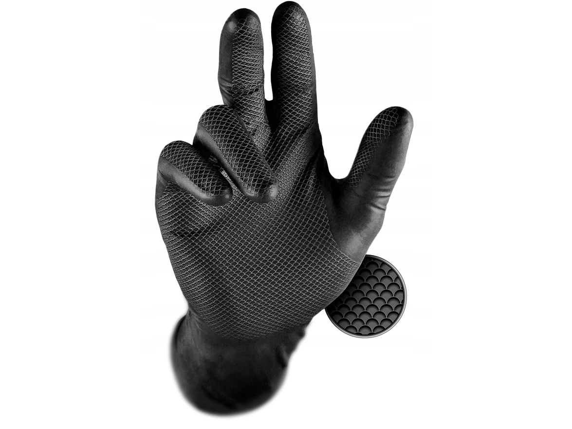 Grippaz 246 nitril handske sort 50 stk. – XL / 10 | Bilvård & Biltillbehör - Exteriör Bilvård - Tvätttillbehör | GameStuff