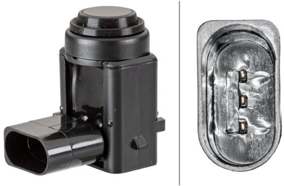 Parkeringsafstandssensor for/bag passer til: SEAT ALTEA, ALTEA XL, LEON, TOLEDO III, SKODA FABIA I, FABIA I PRAKTIK, OCTAVIA I, OCTAVIA I/KOMBI, VW BORA, BORA I, EOS, GOLF IV 09.96-03.16
