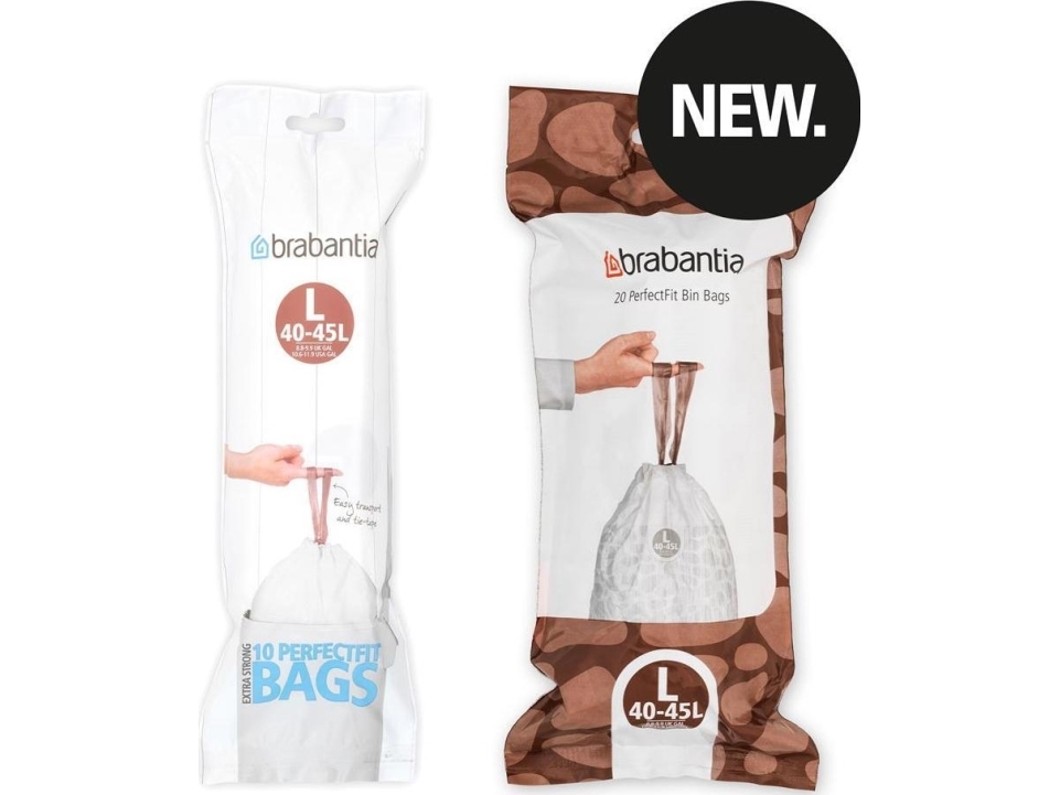 BRABANTIA sopsäckar 40-45 l (L) (20 st) 138607 | Trädgården - Trädgårdsredskap - Övriga trädgårdsredskap | GameStuff