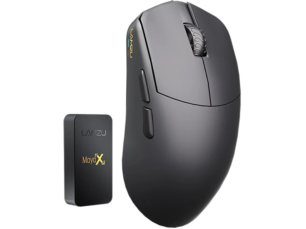 Lamzu Maya X Wireless 8K Charcoal Juodas (Juoda) Belaidė Žaidimų Pelė