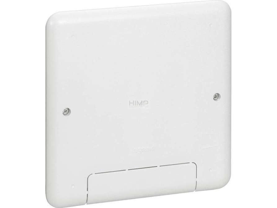 Batibox Mediabox 1x5M, vit, 142x142x50 mm | Lauritz Knudsen - LK FUGA - Rammer & Tangenter | GameStuff