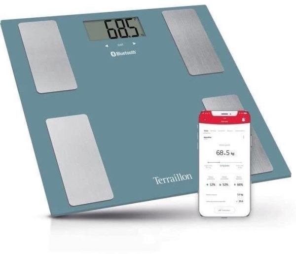 Terraillon Sas Terraillon 14874 Smart Connect Mėlyna El. Svarstyklės Ir Kūno Analizatorius