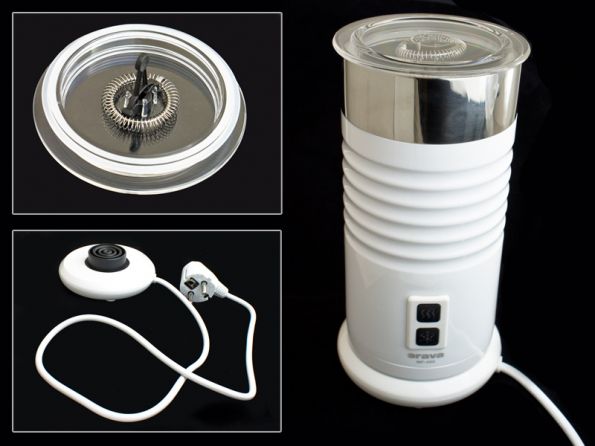 Mjölkskummare MF-400, vit, 400W, Orava