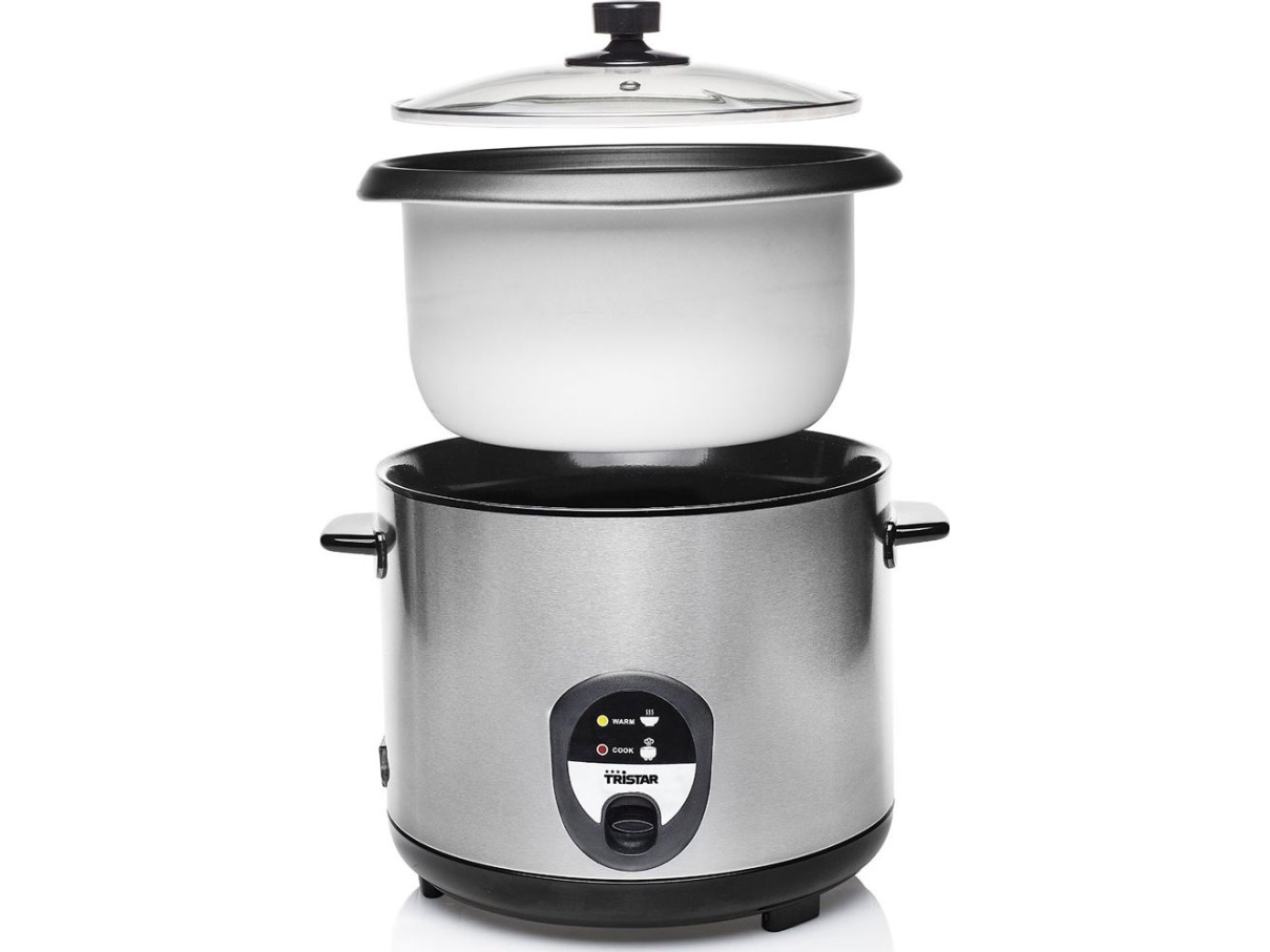 Tristar RK-6129 - Riskokare - 2.2 liter - 900 W - rostfritt stål | Köksapparater - Köksmaskiner - Ånga & Riskokare | GameStuff