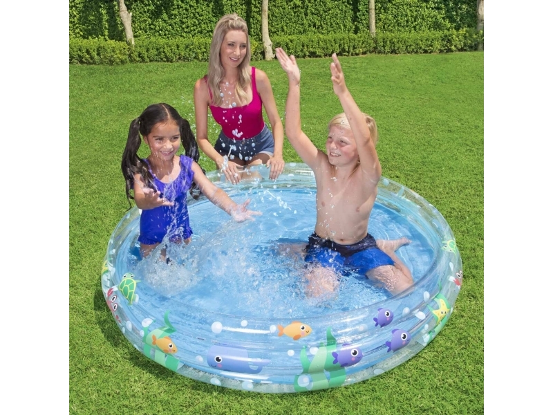 Bestway 51004, Uppblåsbar pool, 282 l, Rund, 2 År, Vinyl, Multifärg | Trädgården - Pools & Vatten spel - Pools & bassäng | GameStuff