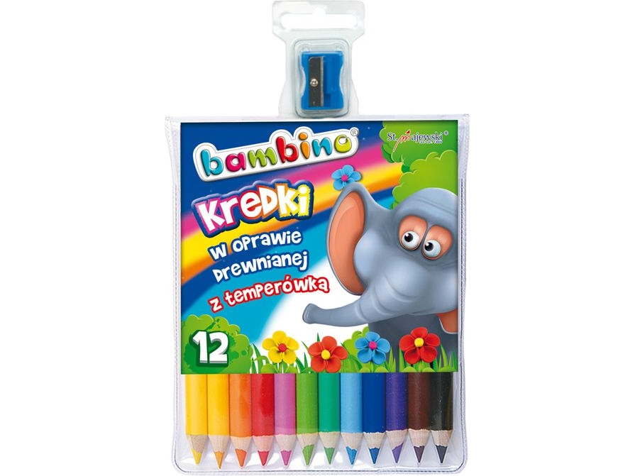 St. Majewski Bambino Buntstifte Im Holzrahmen Mit Anspitzer, 12 Farben, Bambino Lizenz
