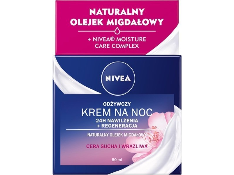 Nivea återfuktande nattkräm för torr och känslig hud 50 ml | Hudvård - Ansiktsvård - Nattkräm | GameStuff