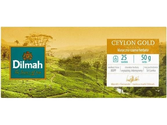 Actis Ceylon Gold Schwarzer Klassischer Tee 25 Beutel