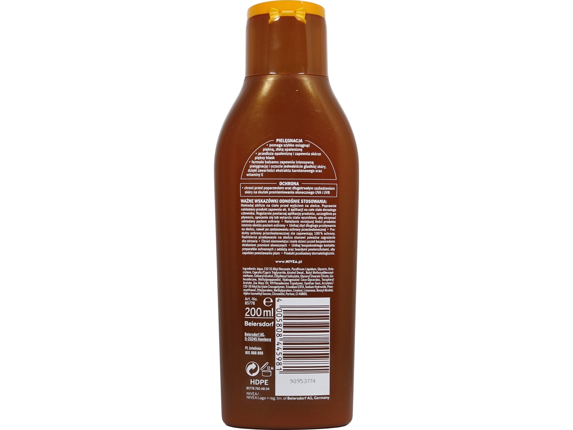 Nivea KAROTENOWY balsam för solbad SPF 6 85778 | Hudvårdsmärken - K-Q - Nivea | GameStuff