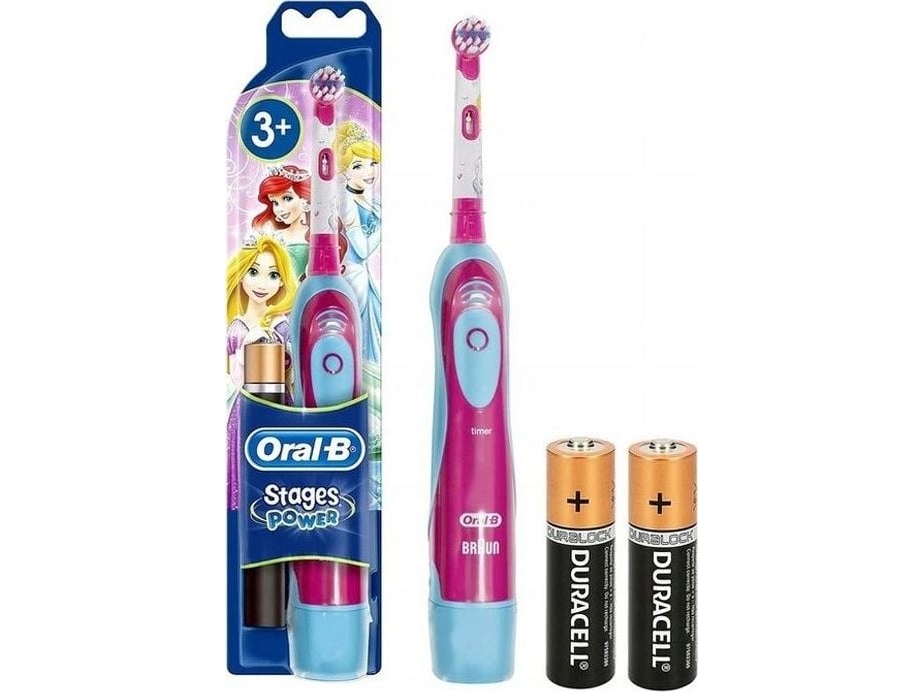 Oral-B Kids Stages Power Princess Pink Og Blå Tandbørste