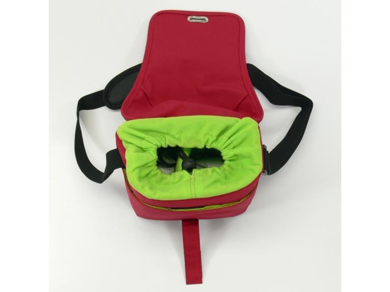 Logotaske Kamerataske Blomsterrød