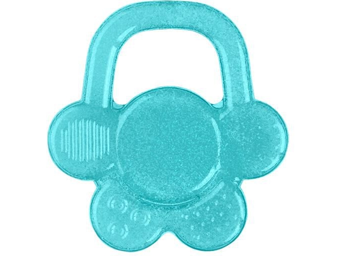 BabyOno bitring med gel och blomma (1018) | Leksaker - För dom minsta - Tuggleksaker | GameStuff