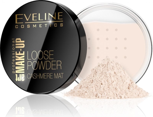 Eveline Puder Sypki Loose Powder Cashmere Mat Nr. 01 Transparent (Lose Puder)
