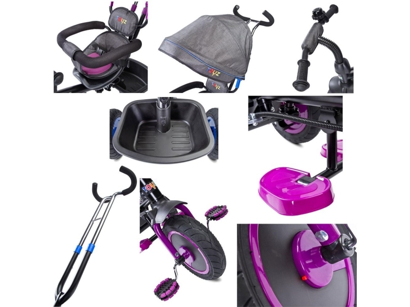 Caretero Rowerek 3-kołowy Buzz Purple