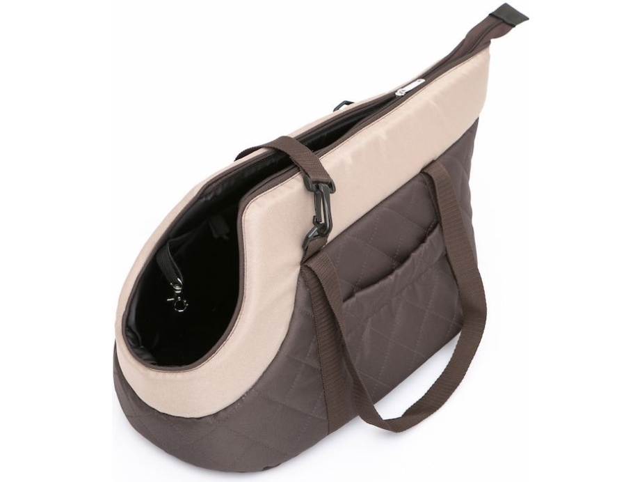 Hobbydog-Taske - Brun Med Beige Halstørklæde (Nubuck) R2