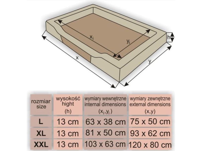 Hobbydog Deluxe Lair - ruskea ja beige XL