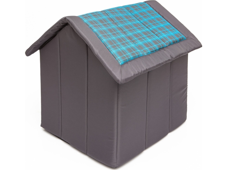 Hobbydog Blue Checkered Doghouse - R2 | Sällskapsdjur - Hund - Hundens sovplats | GameStuff