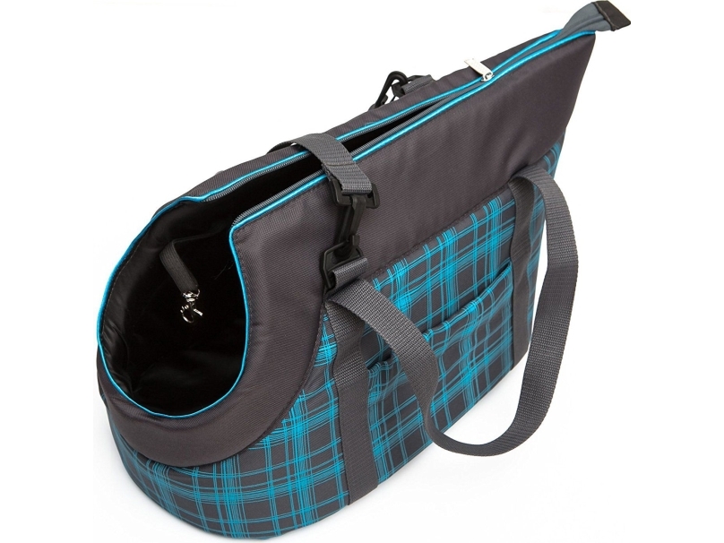 Hobbydog R2 kantolaukku grafiitti sininen säleikkö