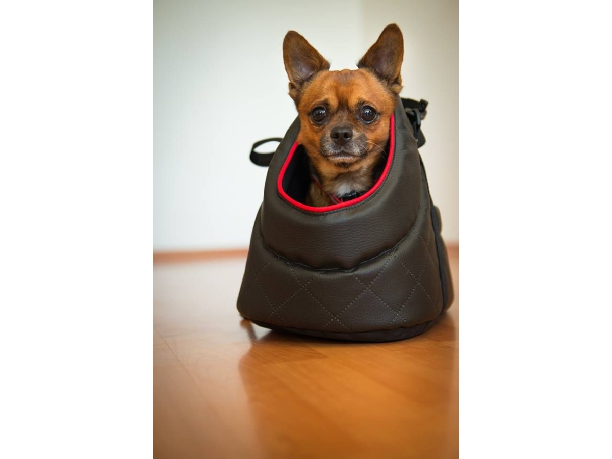 Hobbydog R2 taske i øko-læder sort