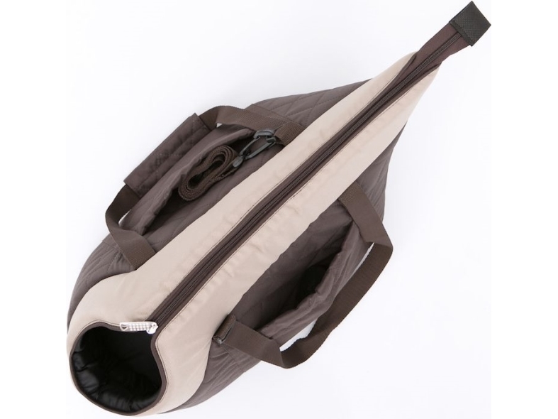 Hobbydog R3 taske Braz Z med beige halstørklæde (nubuck)