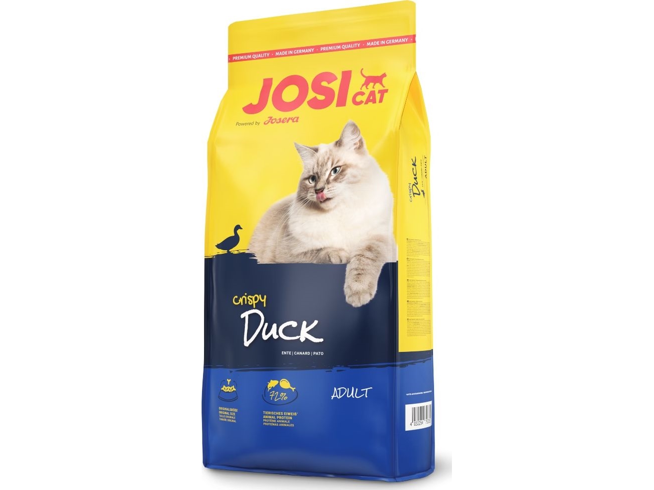 Josera Josicat Crispy Duck 10Kg, Adult, Ente, 10 Kg