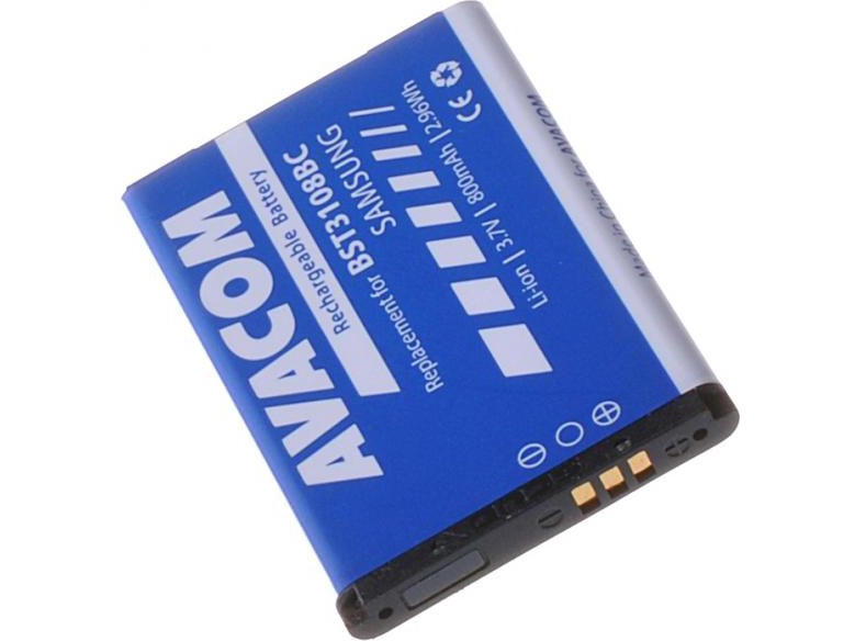 Battery Avacom Gssa-E900-S800a For Samsung X200, E250 Li-Ion 3.7V 800Mah (Replacement Ab463446bu)
