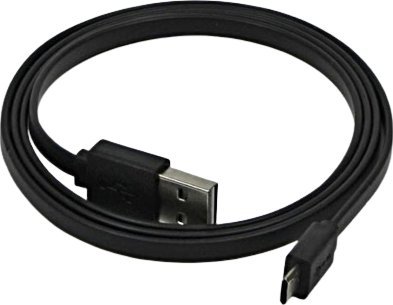 Neutralle Usb-A - Microusb Kabel 0.3 M Schwarz (Null)